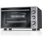 Arzum Minibackofen 1600 W Elektrische Backofen mit Umluft Pizzaofen 50 Liter Volumen