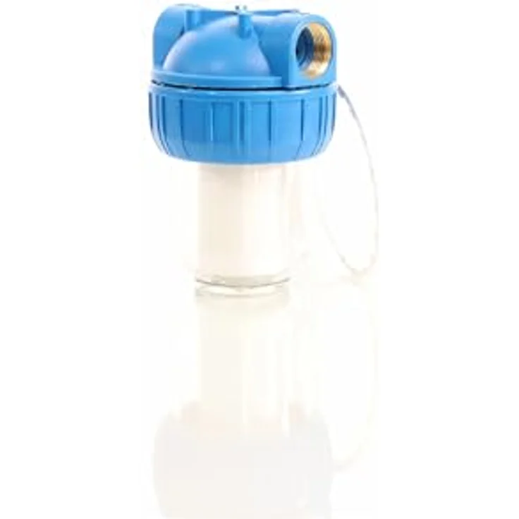 Naturewater NW-BR5B Wasserfilter, 1 Stufen Sedimentfilter mit 5 µ Filterfeinheit, 32,89 mm (1") Filtereinsatz, Ø60 mm PP Kartusche, inklusive Wandhalterung und Filterschlüssel – Bild 7