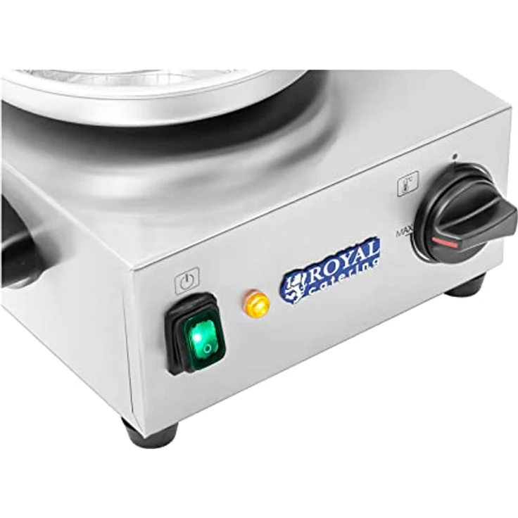 Royal Catering Hotdog-Maker RCHW 800, Bockwurstwärmer für 40 Würstchen, 800 W, Edelstahl – Bild 3