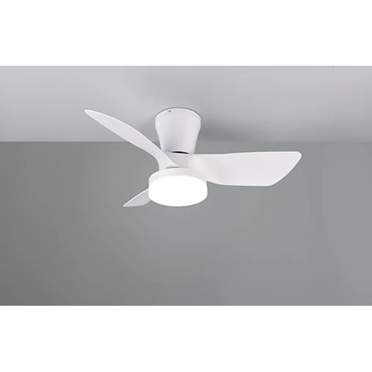 RL LIVE YOUR LIGHT Randers R64412131, LED Deckenventilator mit Beleuchtung in Weiß matt, 6 Geschwindigkeiten, Sommer- und Winterbetrieb, Fernbedienung, Dimmer, Timer, Nachtlicht, lichtfarben regelbar – Bild 3