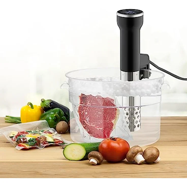 Caso SV 400 Sous-Vide-Stick, 1000W, max. 90°C, Schwarz, Edelstahl – Bild 6