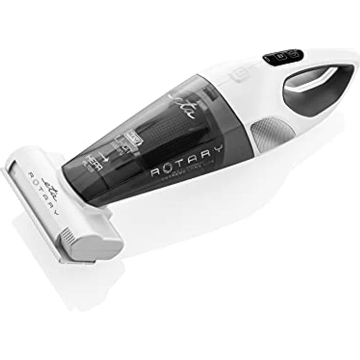 Eta Rotary 1425 90000 Handstaubsauger, 25 min Akkubetrieb, weiß-grau – Bild 4