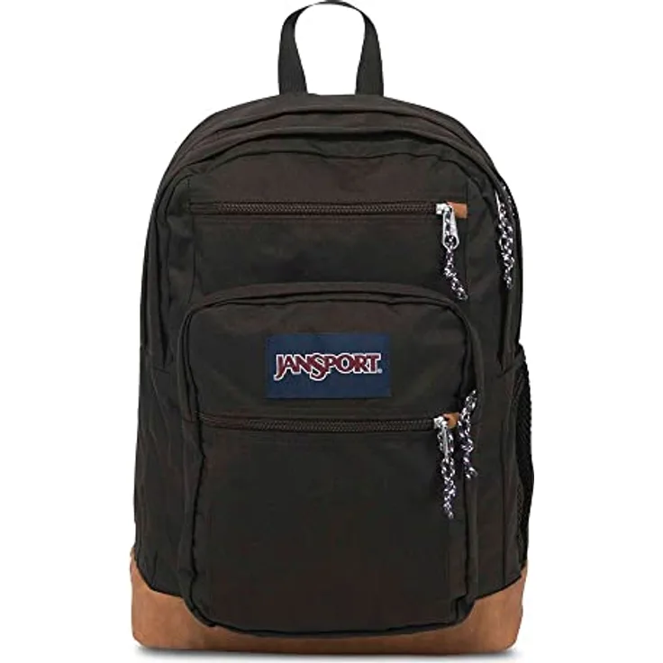 Jansport Cool Student Freizeitrucksack, mit gepolstertem 15-Zoll-Laptopfach, Kunstlederboden, ergonomischen S-Kurven-Schultergurten und großem Fassungsvermögen