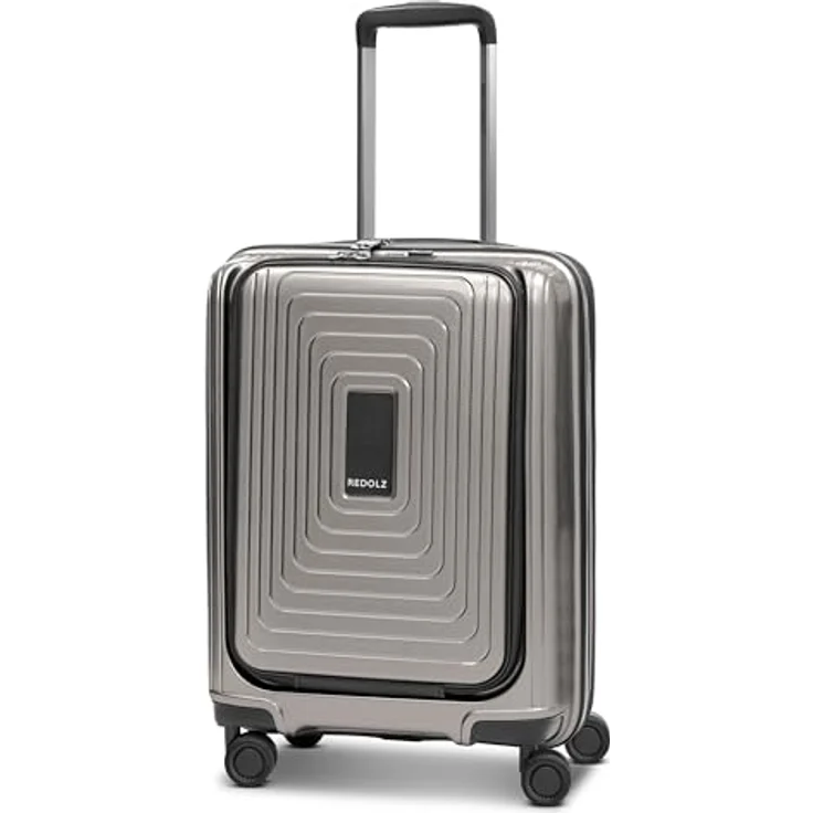 REDOLZ Handgepäck mit Laptopfach | Ultra-Leichter Koffer 40 x 23 x 55 cm & Frontöffnung | von 45 auf 55 Liter erweiterbar | nur 3,2 kg (Essentials 14) – Bild 1