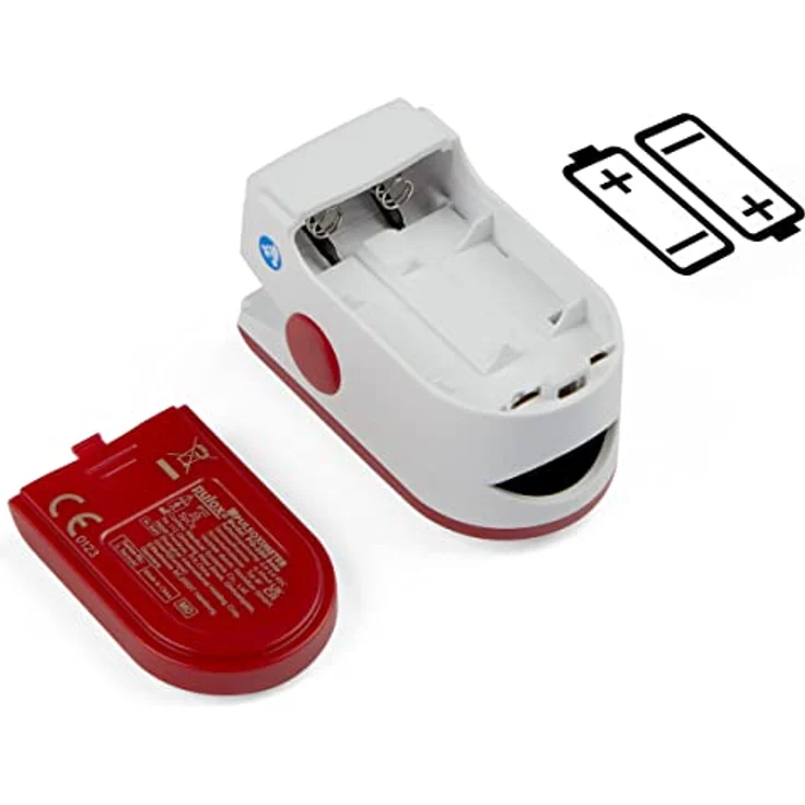 Pulsoximeter PULOX PO-200 Solo in Rot Fingerpulsoximeter für die Messung des Pulses und der Sauerstoffsättigung am Finger – Bild 5