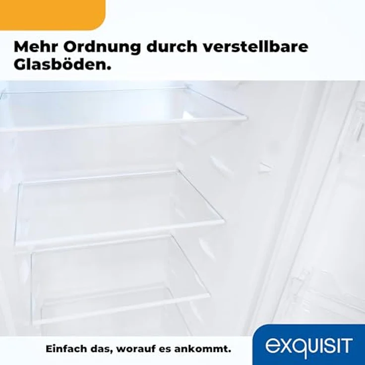 Exquisit Vollraumkühlschrank KS320-V-H-040D weiss | 242 L Nutzinhalt, ohne Gefrierfach – Bild 8