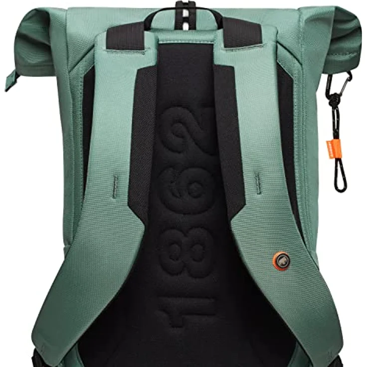 Mammut Xeron 15, Freizeitrucksack mit geradlinigem Design und Berg-Print Lining, Safety-Orange-Elementen – Bild 7