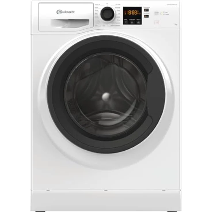Bauknecht WM BK 7A2JGS, Waschmaschine 7kg mit Flecken 40° und Kurz 45‘ Option ExtraTouch, Dynamic Inverter-Motor, weiße Farbe – Bild 1