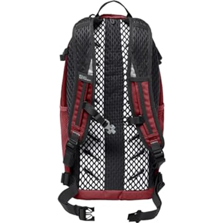 Jack Wolfskin Daypack VELOCITY 20, leichter Rucksack mit AEROSHAPE CORE Tragesystem und 20L Volumen, wasserabweisend, schwarz – Bild 2