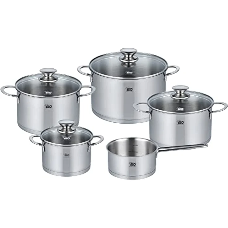 ELO 72596 Topfset Galant 5-tlg, Edelstahl Silber - Preisvergleich – Bild 1