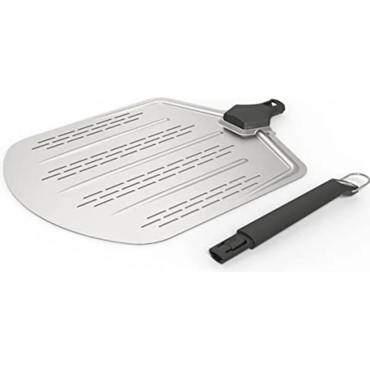 POWERHAUS24 Pizza-Schieber aus Aluminium, 36 cm breit, abnehmbarer Griff (klick), Profiqualität – Bild 4