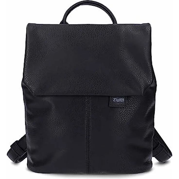 Zwei Mademoiselle.M City Rucksack 29 cm, grau, 100% Polyurethan, kompakt 24x13 cm