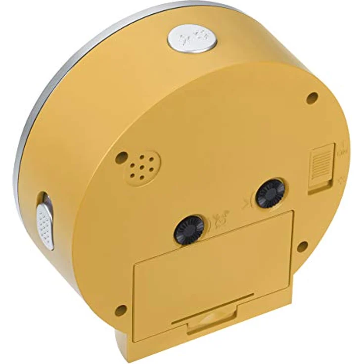 TFA Dostmann TFA 60.1034, analoger Quarzwecker mit lautlosem Sweep Uhrwerk, Nachtbeleuchtung und Snooze-Funktion – Bild 2
