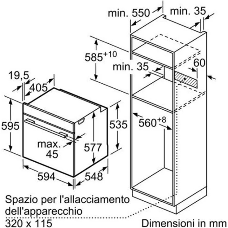 Bosch Serie 8 HRG6769S6 Einbaubackofen, Energieeffizienzklasse A, Einbaugerät, Breite 59,4 cm, Volumen 71 l, groß (ab 65 l), Pyrolytische Selbstreinigung, Dampffunktion, edelstahl – Bild 6