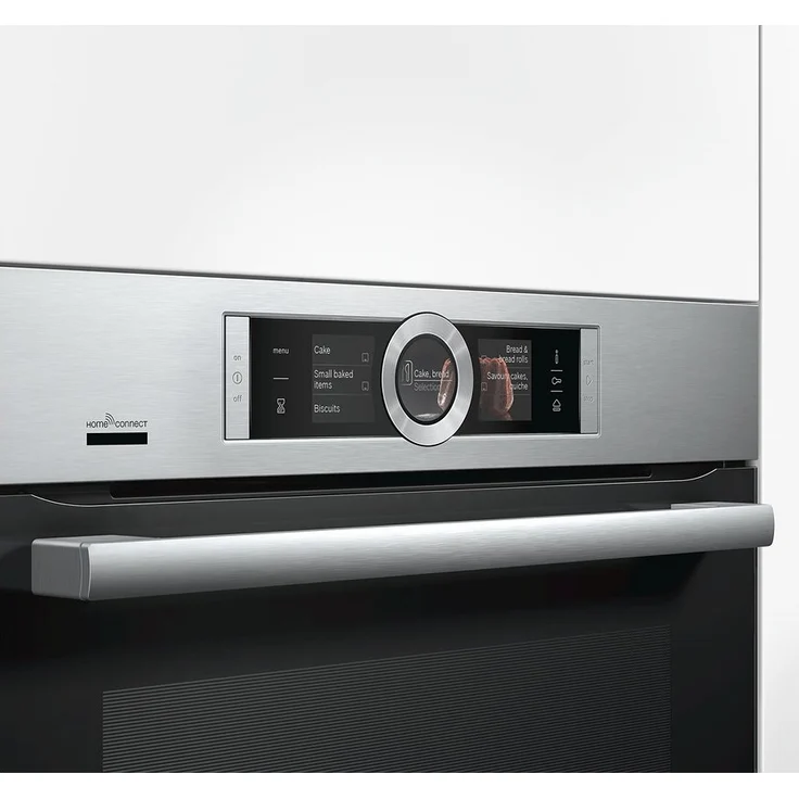 Bosch Serie 8 HRG6769S6 Einbaubackofen, Energieeffizienzklasse A, Einbaugerät, Breite 59,4 cm, Volumen 71 l, groß (ab 65 l), Pyrolytische Selbstreinigung, Dampffunktion, edelstahl – Bild 2