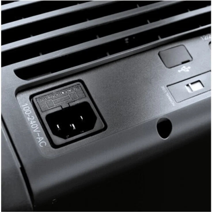 Dometic CoolFreeze CFX 28, Kompressorkühlbox, Energieeffizienzklasse B, 28 Liter, 12-24 V und 230 V für Auto, Lkw, Steckdose, mit USB Anschluss, schwarz, silber – Bild 6
