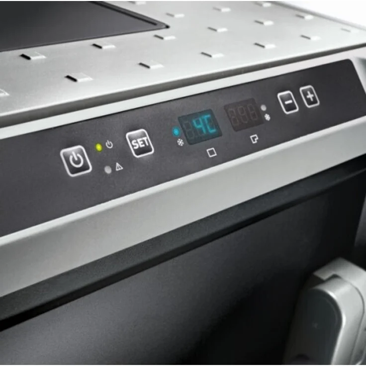 Dometic CoolFreeze CFX 28, Kompressorkühlbox, Energieeffizienzklasse B, 28 Liter, 12-24 V und 230 V für Auto, Lkw, Steckdose, mit USB Anschluss, schwarz, silber – Bild 7