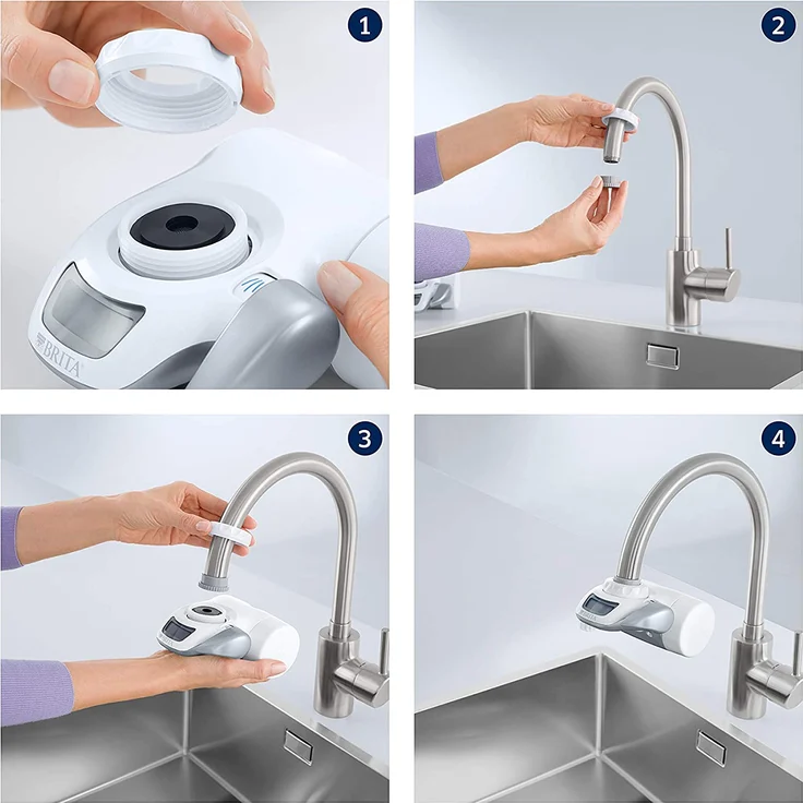 BRITA On Tap Wasserfilter, 600 l, Weiß – Bild 5