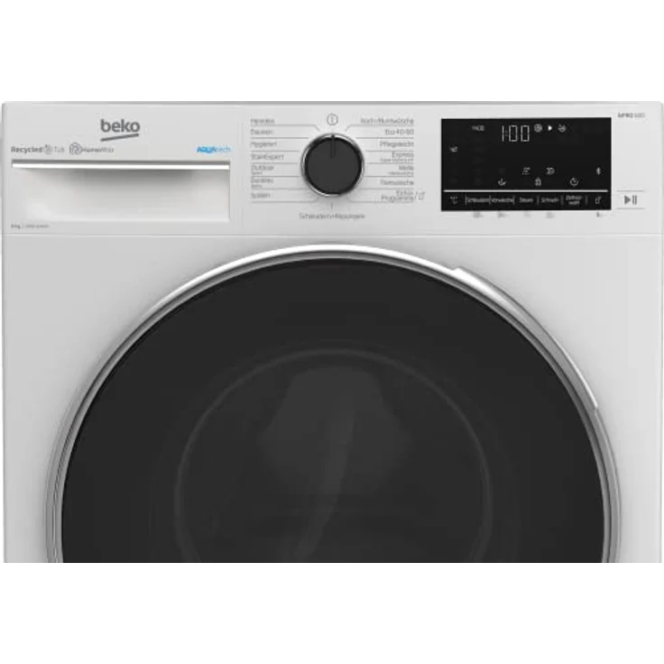 Beko B5WFU58418W, Frontlader-Waschmaschine, A, Fassungsvermögen 8 kg, Standgerät, Breite 60 cm – Bild 6