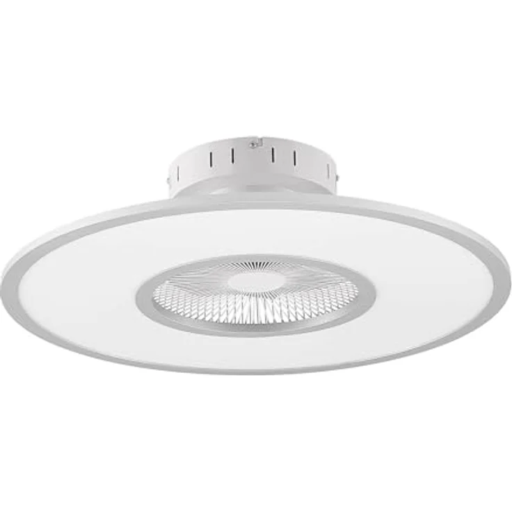 Lindby LED Romea dimmbar mit Leselampe, moderne Wohnzimmerleuchte in Alu, 1-flammig mit Fernbedienung und energiesparendem Leuchtmittel – Bild 1