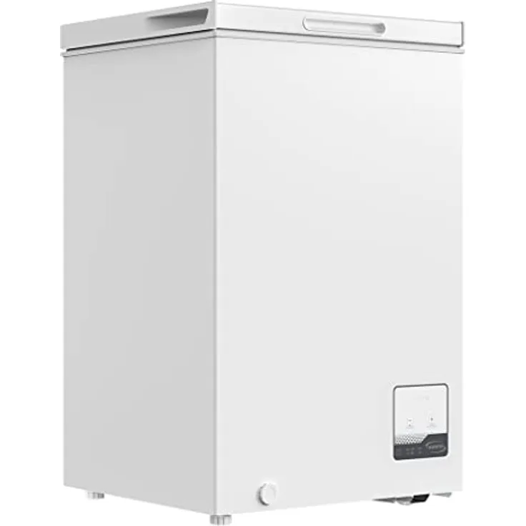 PKM Gefriertruhe mit 99 L Weiß EEK: D 54,5cm breit Tiefkühltruhe freistehend mit Drahtkorb