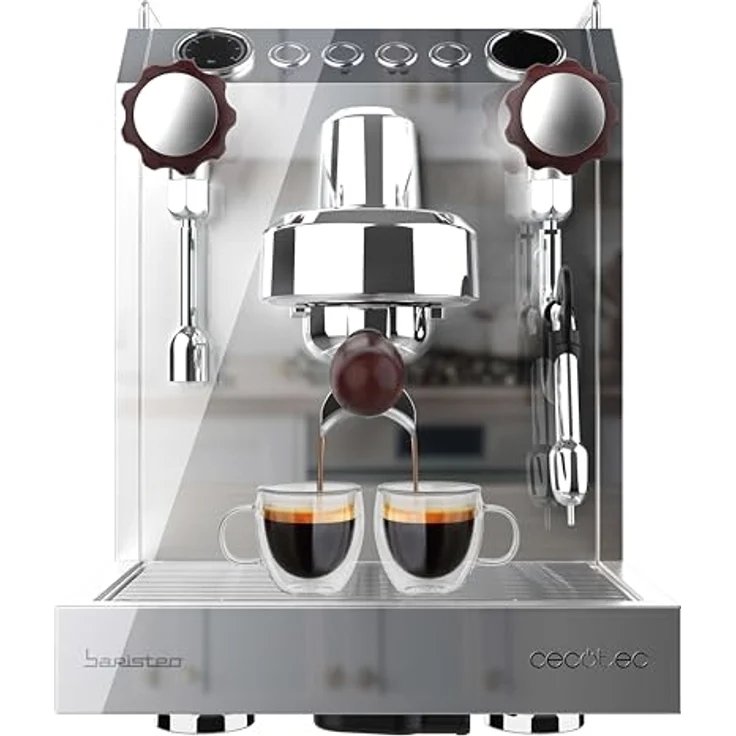 Cecotec Baristeo Classic, Siebträgermaschine mit PID-Steuerung, 15 bar Pumpendruck und 2,5 Liter Wassertank – Bild 2