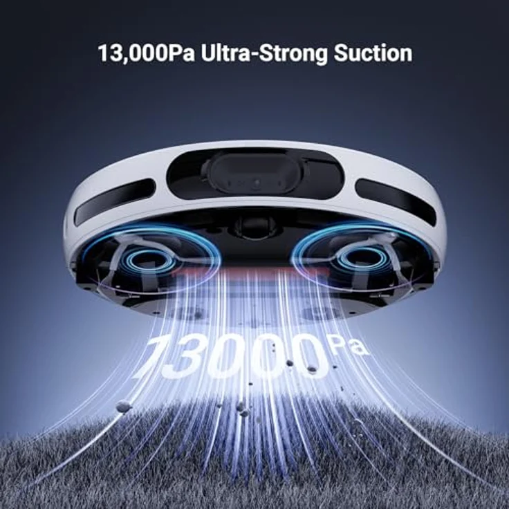 EZVIZ CS-RS20-MAX-TGA2, Staubsauger Roboter mit beutellosem Staubbehälter, Nasswischfunktion und Smart Home-Kompatibilität, Weiss – Bild 3