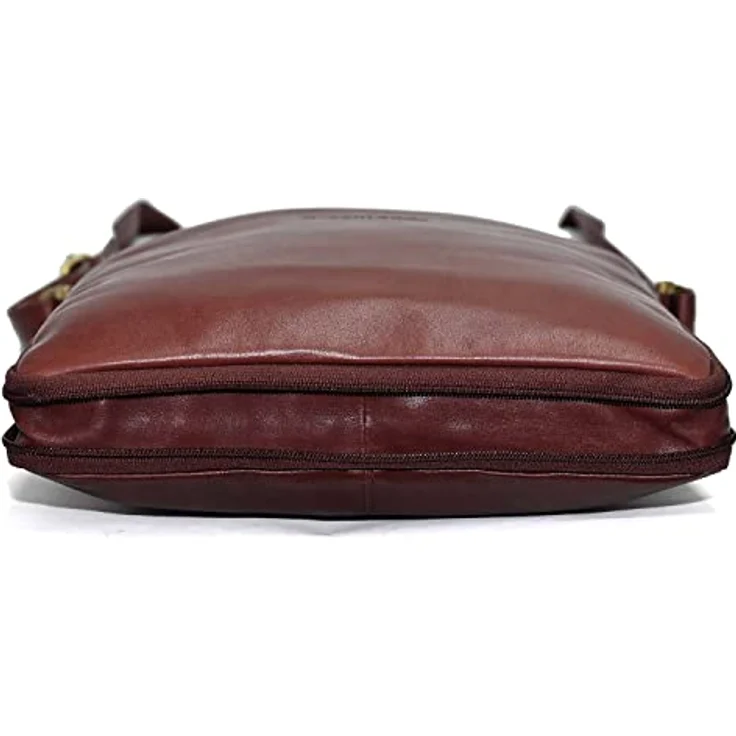 Greenland Nature Nature Umhängetasche aus 100% Leder, 28 cm, rot – Bild 3
