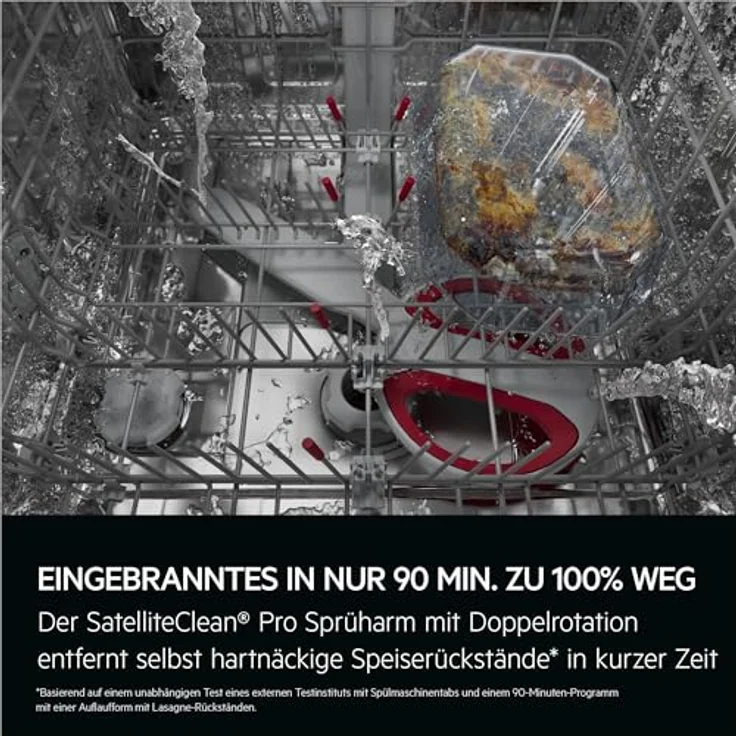 AEG GT9200X2SCM Serie 9000, teilintegrierter 60cm Einbaugeschirrspüler mit AEG App und Besteckschublade, Energieeffizienzklasse A – Bild 12