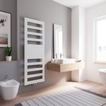 Schulte Badheizkörper 'Münster', weiß, 170,3 x 60,5 cm, hohe Wärmeleistung bis 558 Watt, Anschlüsse unten mittig