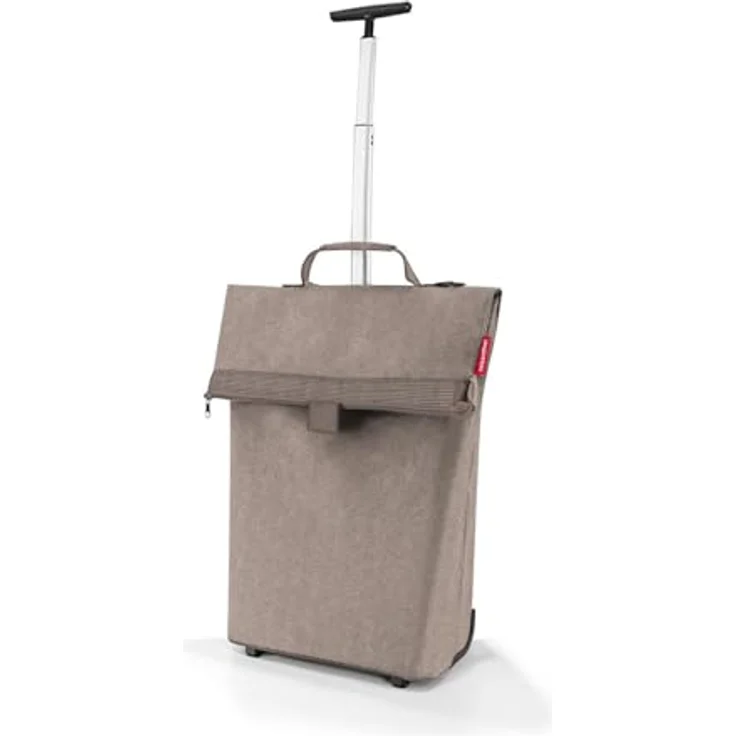 reisenthel Trolley M Herringbone Mokka, Koffer mit 43 l Volumen, wasserabweisend, leicht transportierbar – Bild 1