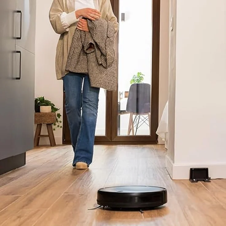 Cecotec Conga M10 Advance Aqua Pro, Roboterstaubsauger mit Gyroskop und Seitenbürste, Schwarz, 150 min Akkulaufzeit – Bild 6