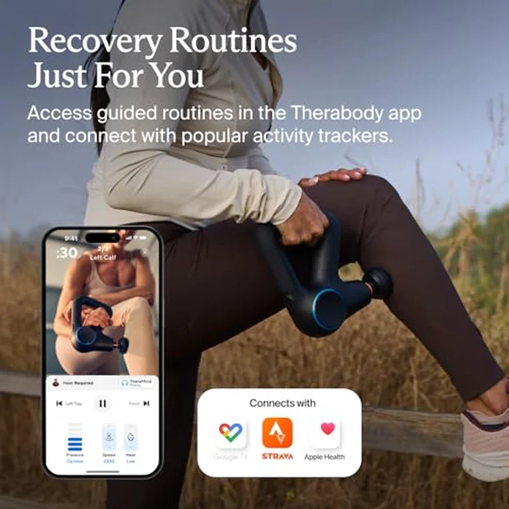 THERAGUN Prime Plus Heizfunktion, Leistungsstarke Massagepistole für Aufwärmung & Erholung - Leise Tiefengewebsmassage zur Schmerzlinderung in Nacken, Rücken, Beinen, Schultern & Körper (Prime Plus) – Bild 5
