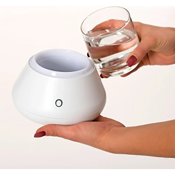 pajoma Aroma Diffuser, Ultraschall Luftbefeuchter mit LED Farbwechsel, 18,5 cm hoch, Weiß – Bild 4