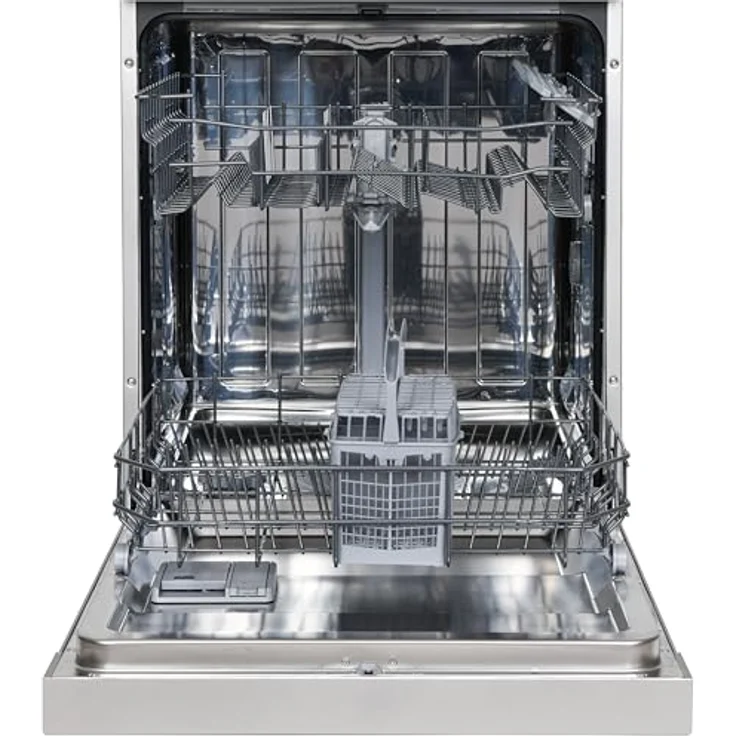 Telefunken GEU6012DI Unterbau Geschirrspüler, Spülmaschine Silber, 12 Maßgedecke, 6 Programme, AquaStop, 45 dB – Bild 2