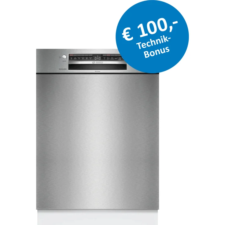 Bosch Exclusiv SMU4EBS04D, Geschirrspüler mit 13 Maßgedecken, 2400 W, Energieeffizienz A, 42 dB, 54 kWh/100