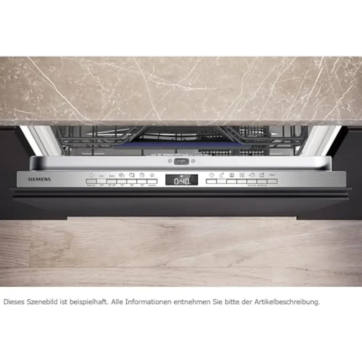 Siemens SN63EX22BE, Vollintegrierter Geschirrspüler, 60 cm, Energielabel A – Bild 2