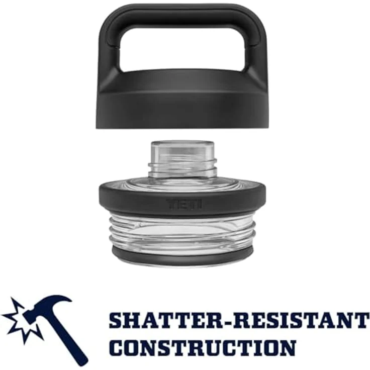 YETI Rambler Flasche mit Chug-Verschluss, Edelstahl, navy, 26 oz (769 ml), doppelwandige Vakuumisolierung, 100% auslaufsicher, spülmaschinenfest – Bild 5