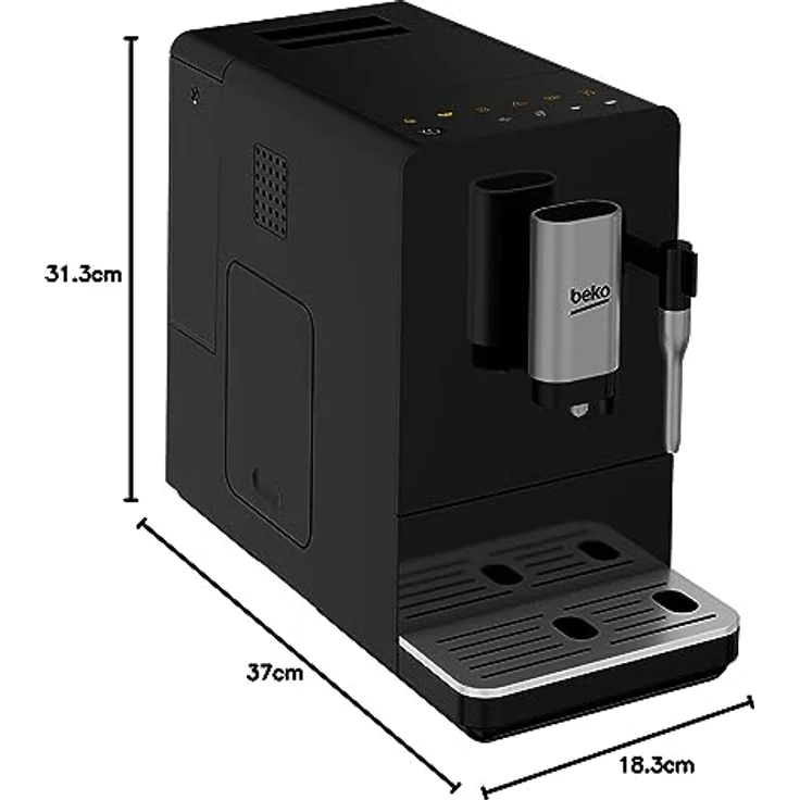 Beko Kaffeevollautomat, Kaffeevollautomat, Schwarz – Bild 7