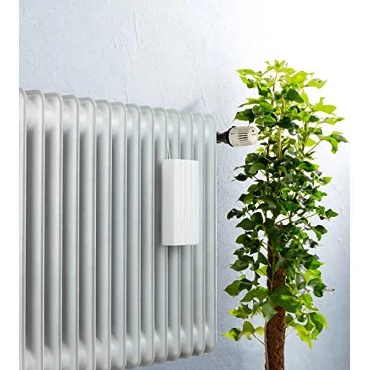 WENKO Keramik Luftbefeuchter Mod. Linien, Weiß, zum Aufhängen an alle Heizungen, flache Form – Bild 2