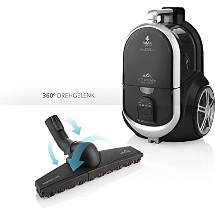 ETA Beutelloser Staubsauger I Stormy Electronic I 800W I 2.2 Liter Behälter I HEPA Filter I 72 dBa I Viel Zubehör I Bodenstaubsauger – Bild 4