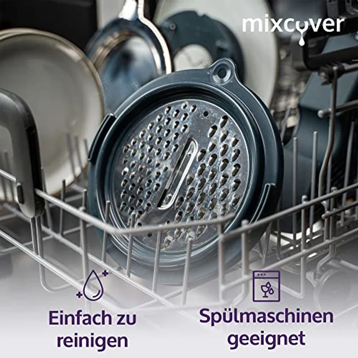 Mixcover Küchenmaschinen-Adapter mixcover Gemüse, Obst und Käsereibe für den Thermomix TM6 und TM5, Thermomix – Bild 7