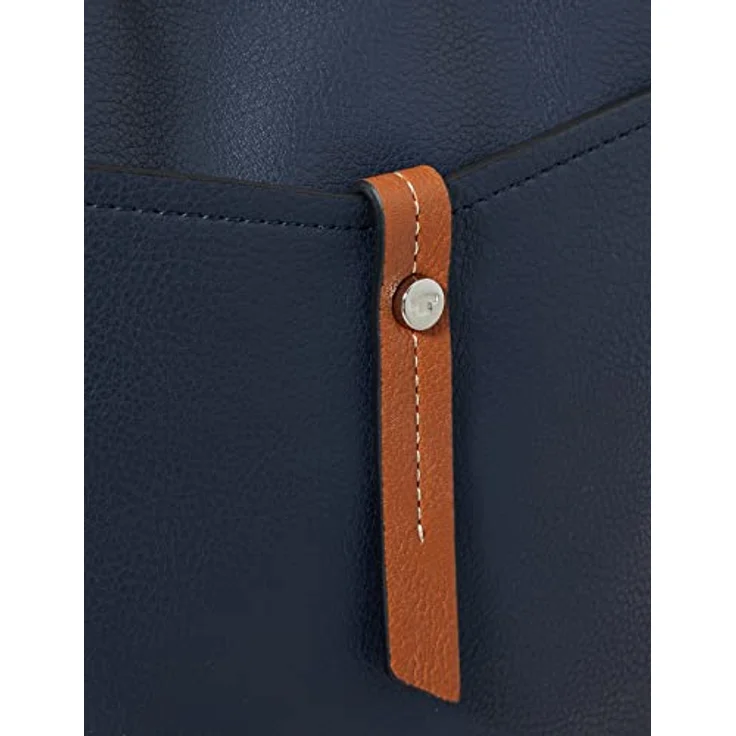 Tom Tailor Novara Umhängetasche, 28 cm, dunkelblaue Polyurethan-Tasche – Bild 3