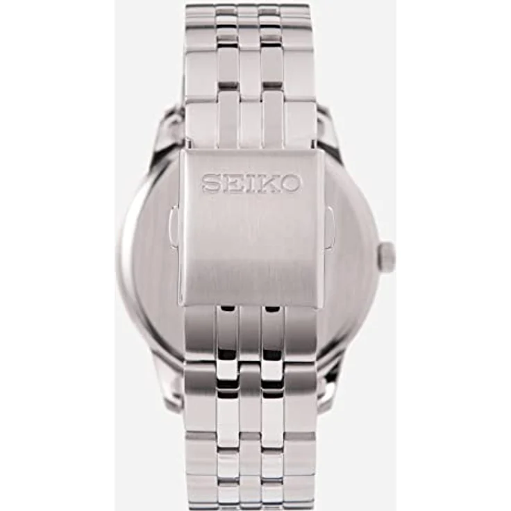 Seiko Herren-Uhr Quarz Edelstahl mit Edelstahlband SUR399P1, Blau – Bild 4