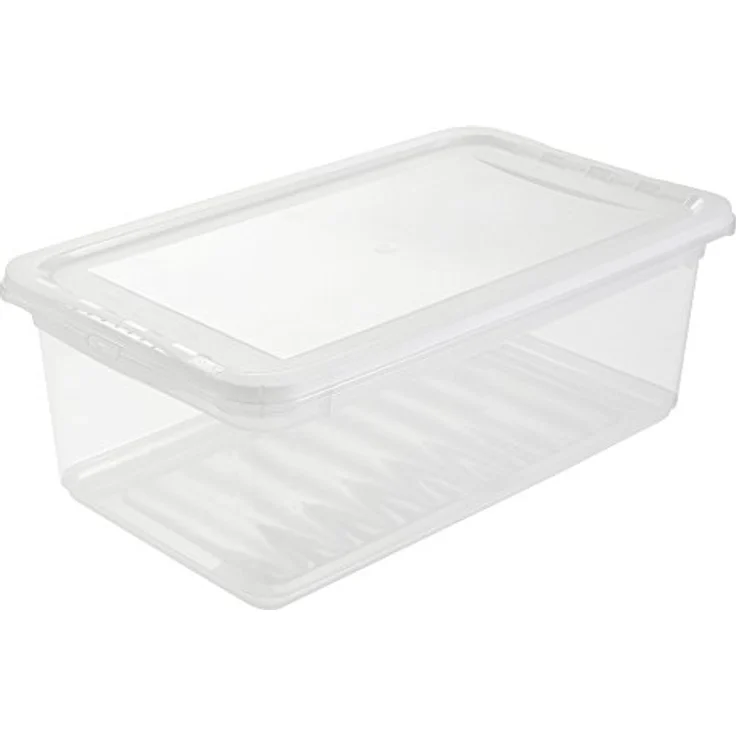 keeeper Aufbewahrungsbox mit Air Control System, 33 x 19,5 x 12 cm, 5,6 l, Bea, Transparent – Bild 1