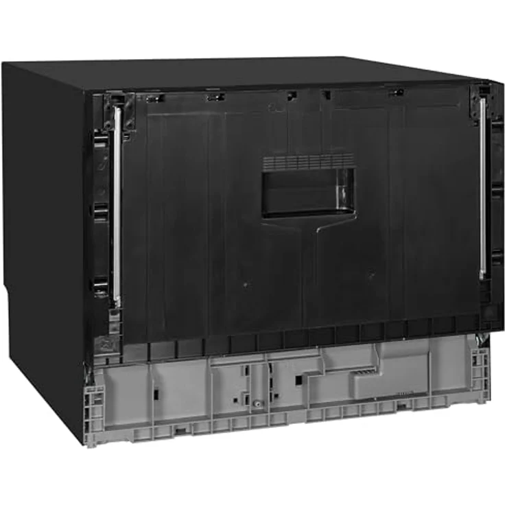 Exquisit EGSP1060-E-030D, Einbau Geschirrspüler für 6 Maßgedecke, 49 dB, 6 Programme, Startzeitverzögerung, schwarz – Bild 2
