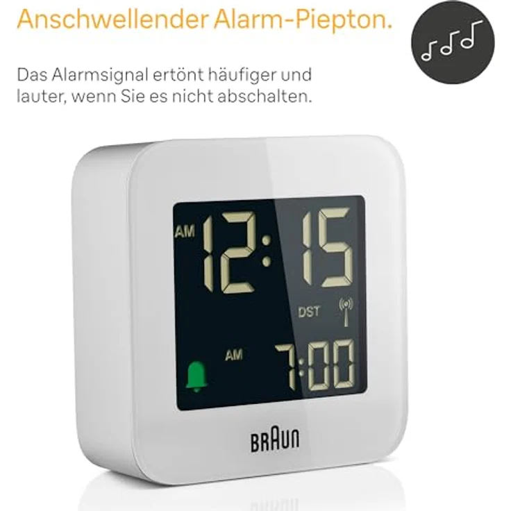 Braun BC08W DCF digitaler Funkwecker – Bild 3