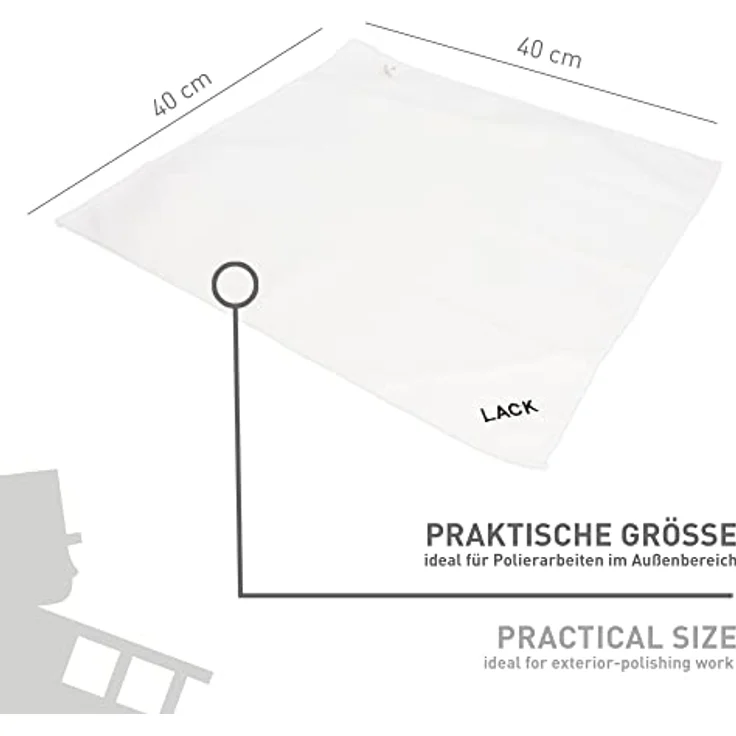 NIGRIN 71121 Microfasertuch Lack 40 x 40 cm – Bild 4