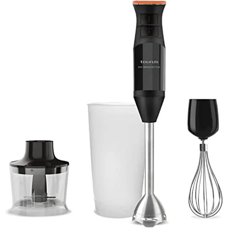 Taurus BAPI 1200 ROCKP, Stabmixer Handrührgerät mit abnehmbaren Komponenten