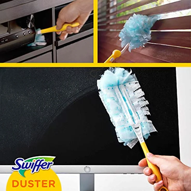 Swiffer Staubwedel Duster, Staubmagnet-Kit + 3 Aufsätze 3 Stück – Bild 4